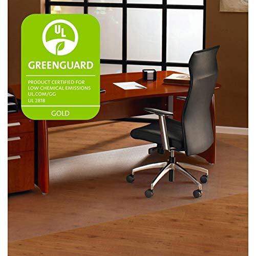 Floortex Polycarbonate Xxl Office Mat 60" X 60" For Hard Floors, Clear (Fr1215015019Er) #TOP3