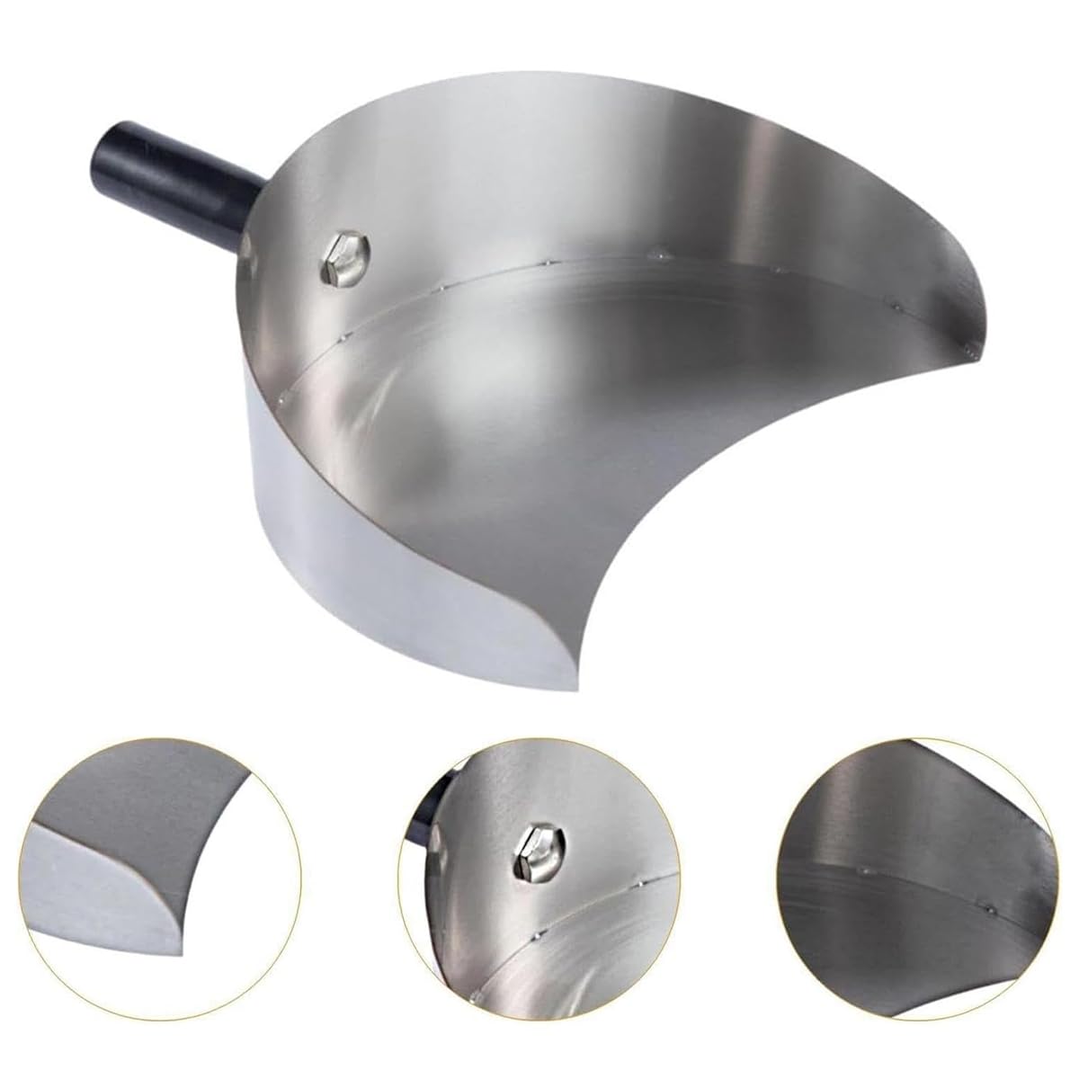 Bac Récupérateur De Viande Pour Tournebroche - Acier Inox 22,5x17,5x8 Cm - Pelle à Döner/kebab Pratique