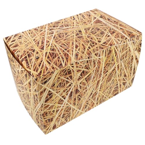 Warmhm Fake Hay Decorative Hay for Western Cowboy Party Cowboy Decorations Party for Adults Box Prop for Halloween Trunk or Treat Country Western Decorations Photo Booth Props