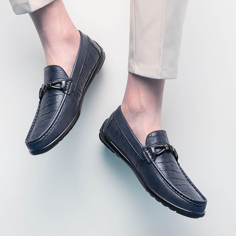 Classic Men's Leather Dress Shoes Men Fashion Luxury Slip on Formal Business Oxfords Shoes2