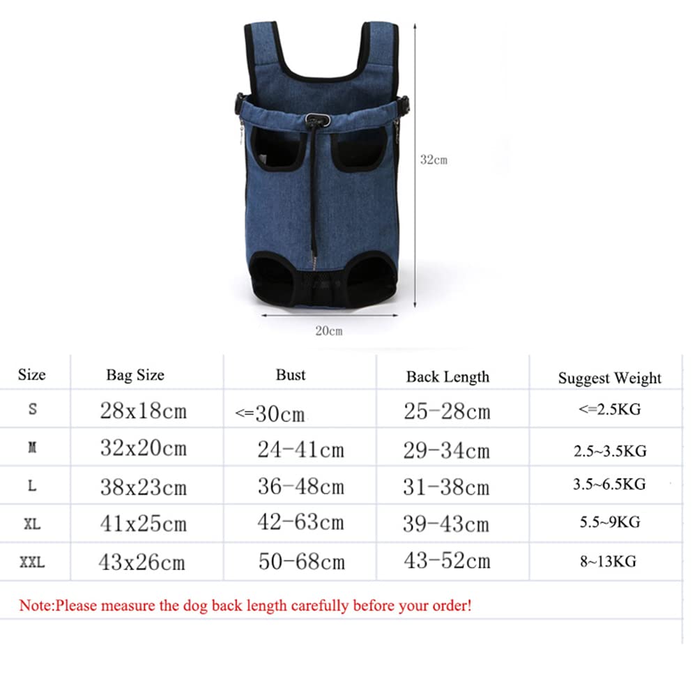 Pet Dog Carrier Torba Plecak Kangur Oddychający Puppy Przenoszenie Podróży Nogi Out Carrier Akcesoria Dla Psów,C,XL