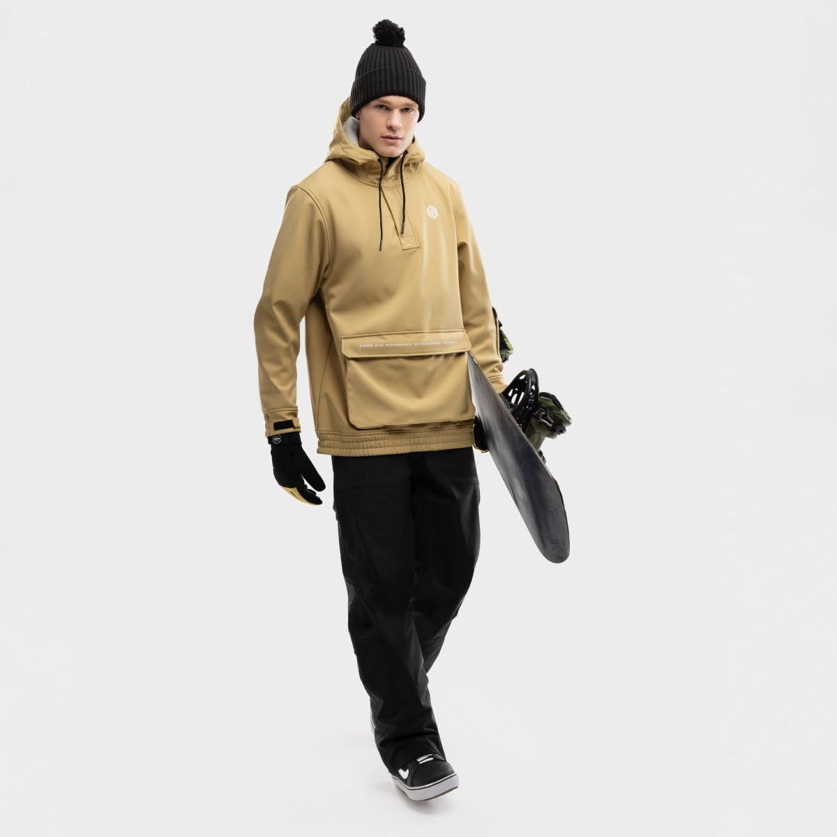 SIROKO - Veste de Snowboard avec Poche Kangourou W3 Kamui