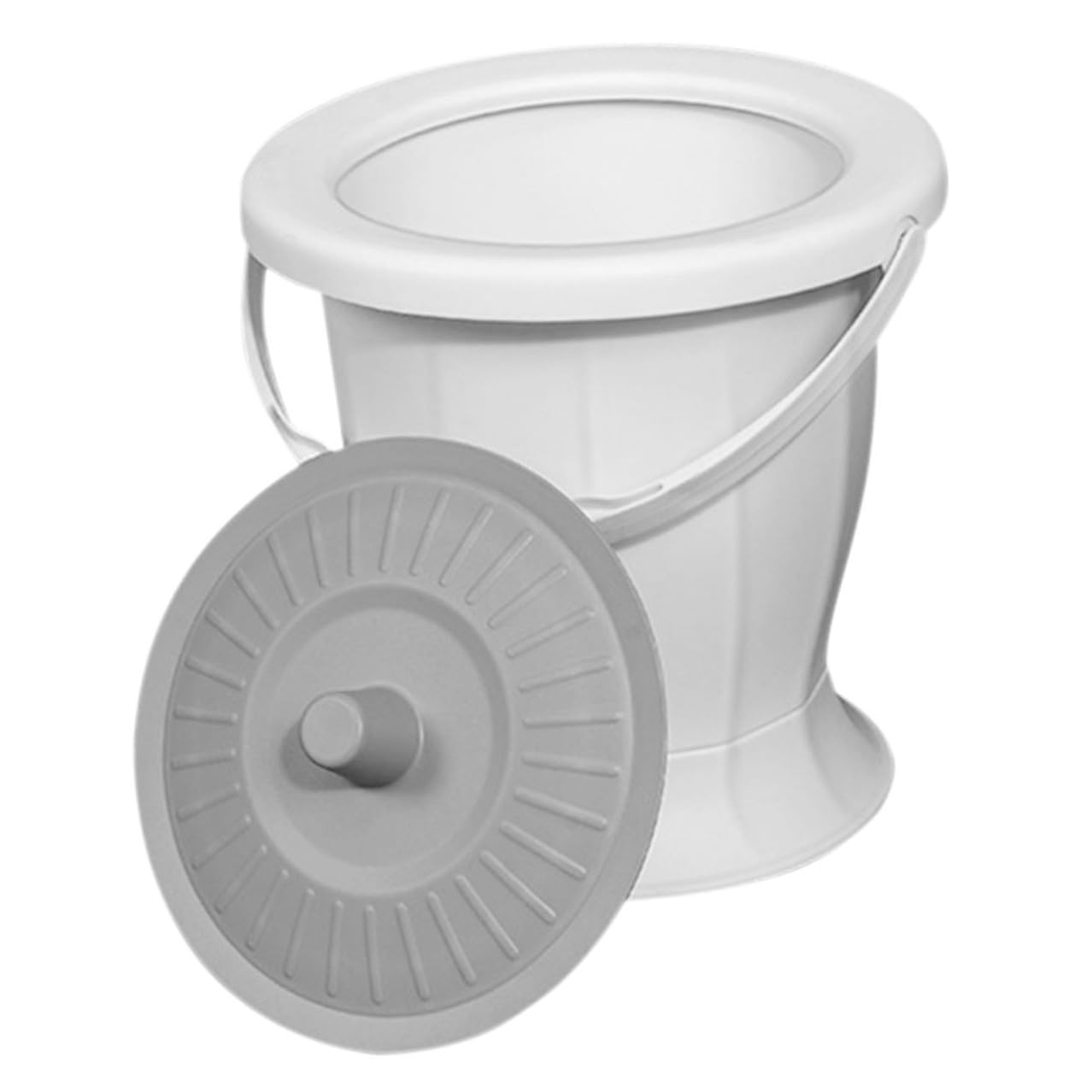 Pot de chambre portable adultes Mikinona seau urine ménager étanche