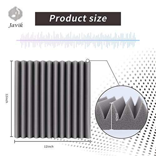 Sound Proofing Panels 12 Pcs Acoustic Panels - Image 2