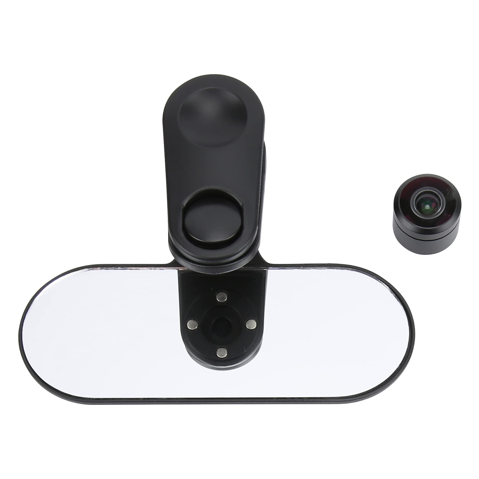 Obiettivo di Classe Online Obiettivo Fisheye a Clip Obiettivo Grandangolare Dedicato per L'insegnamento del Pianoforte con Effetto Video Mirroring dello Schermo a Doppia Divisione