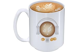 Chocolate Lover's Mug: A Sweet Treat for Music and Cookie Enthusiasts