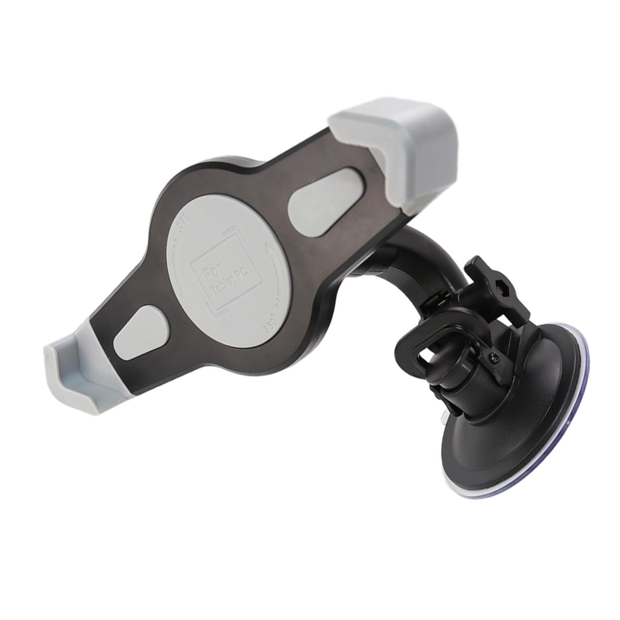 Supporto Tablet Auto con Montaggio Parabrezza per Navigatori Materiale Abs Resistente Compatibile con Tablet di Dimensioni Medie