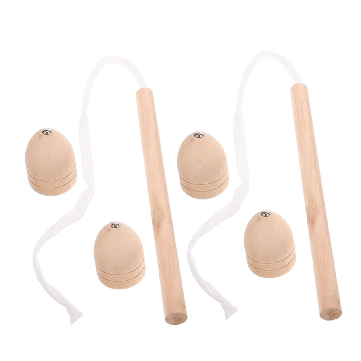 Toddmomy Wooden Gyro Toys Set of 2 Traditional Rotating Tops Boys and Girls Gyroscopes Hand Rotation Toy Ideal for Parties