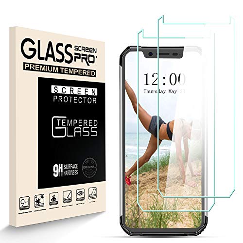 HJX Protector de Pantalla para Blackview BV9600 Pro [2-Pack], Vidrio Templado de 9H Dureza, 2.5D Alta Definicion Sin Burbujas, Alta Sensibilidad, Blackview BV9600 Pro Protector de Pantalla