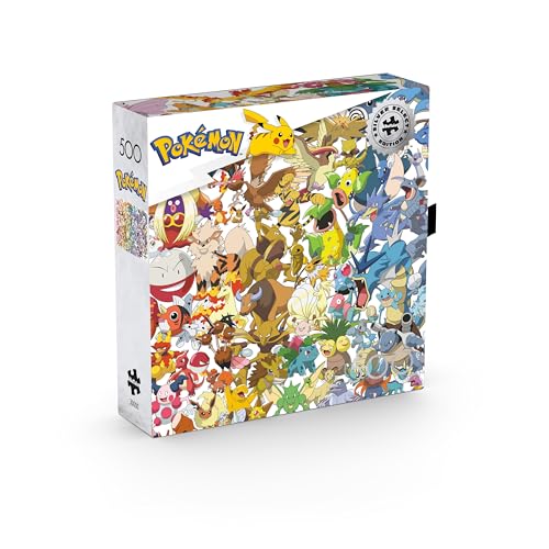 Buffalo Games – 500 Piece Pokémon™ Silver Select Kanto 151 Jigsaw Puzzle Colorful Puzzle for Adults – Precision-Cut Pieces, Beautiful Artwork,...