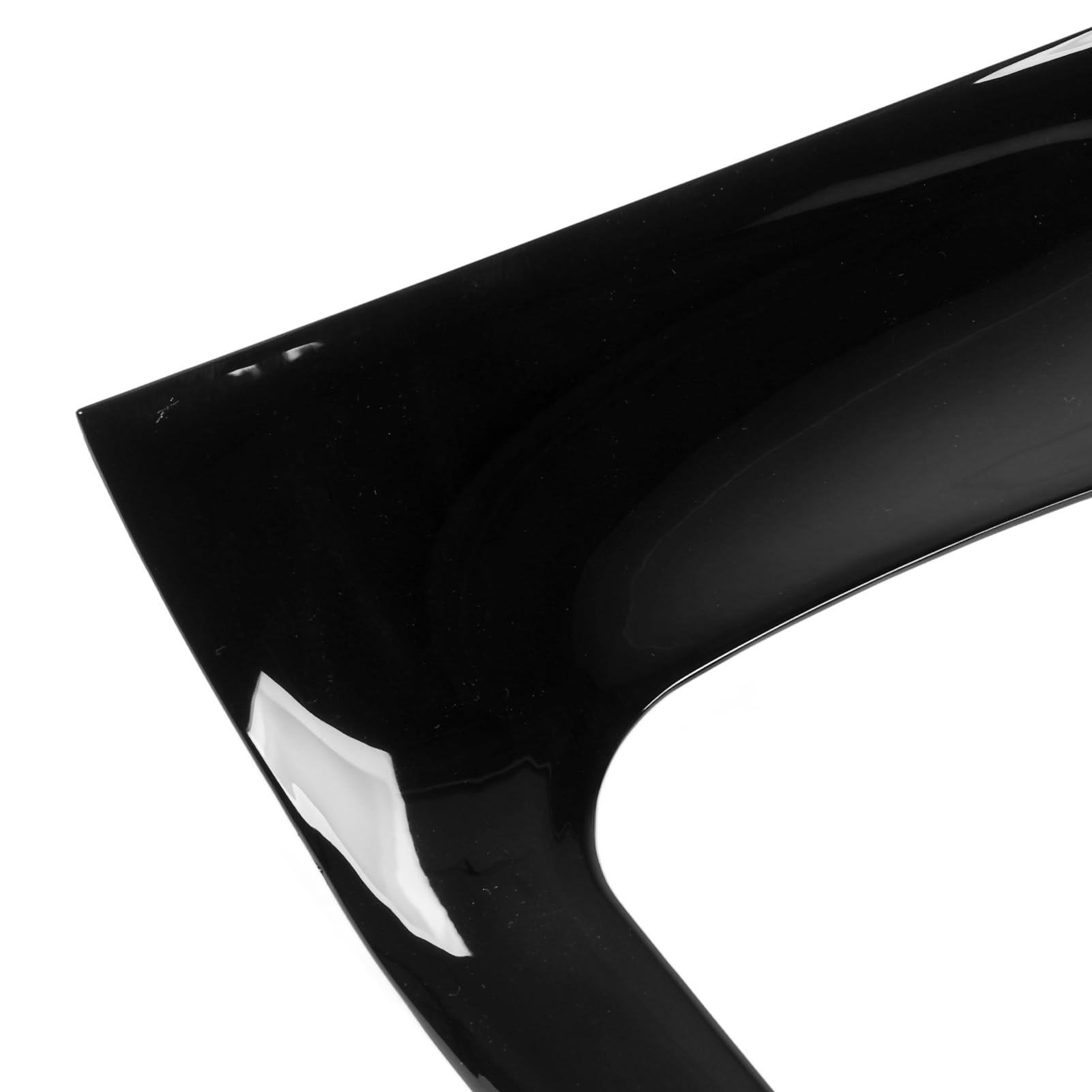 Rivestimento del pannello del cambio della console centrale, aspetto di lusso, copertura di protezione in materiale ABS per Mercedes Classe GLC X254 dal 2023 in poi veicoli con (Nero brillante)