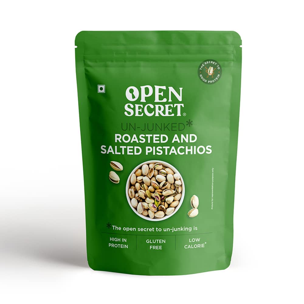 Open Secret Premium Roasted & Salted Pistachios 200g Pista Dry Fruit