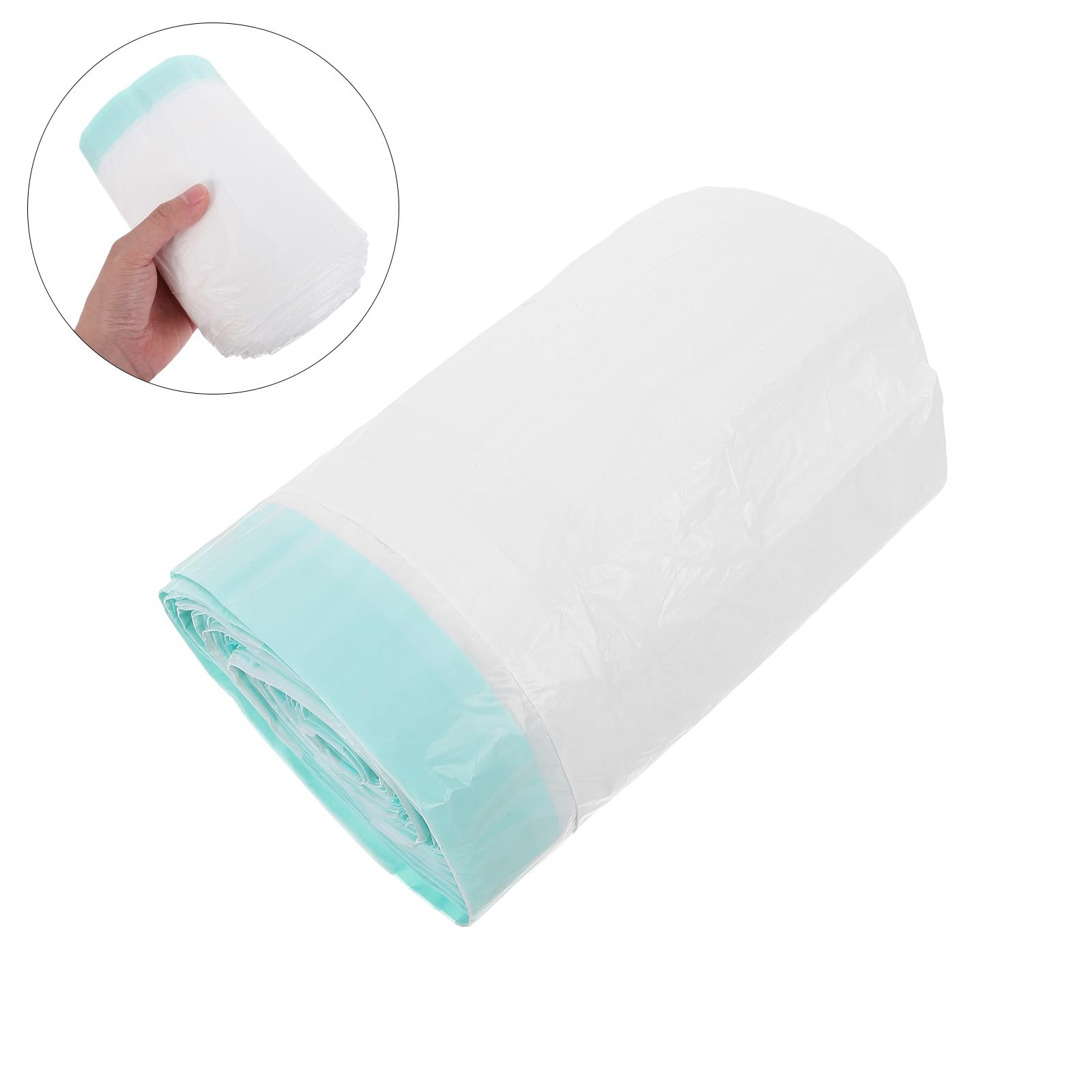 Cabilock Set di inserti per padelle da letto, 20 sacchetti usa e getta con 20 cuscinetti assorbenti, accessori per vasca da letto, vasino da notte e toilette portatile, fodera usa e getta per anziani