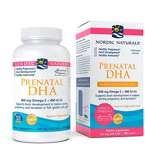 Preisvergleich Produktbild Nordic Naturals - Prenatales DHA - 180 Fische Softgel