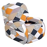 【AJUSTE PERFECTO】SearchI funda para sillón reclinable es adecuada para sillones, sillones reclinables de un solo asiento y sillones reclinables, etc. Ancho superior: 24 "-33"; Altura: 29 "-37"; Longitud: 26 "-34"; Ancho inferior: 24 "-37". Consulte la tabla de tallas del producto. Luego, mida su silla para bañera antes de comprarla para asegurarse de que se ajuste mejor.