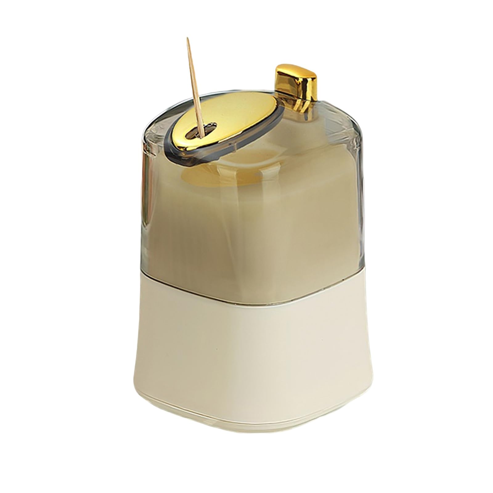 WDWDW Toothpicks Dispenser Toothpick Box Press-type automatically pops up portable storage barrel can desktop storage decoration Holder