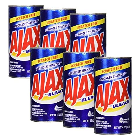 Ajax Powder Cleanser with Bleach, 14 oz (396 g), Pack of 6 Cover
