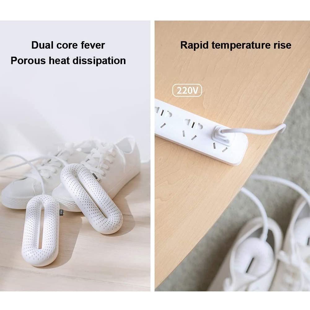 Schuhtrockner Elektrisch, Stiefeltrockner Mit Thermostat-Timer, Schuh-und Stiefelwärmer, PTC Zweiadrige Ringheizung Verschwitzte Schuhe zu Trocknen und Gerüche zu Beseitigen