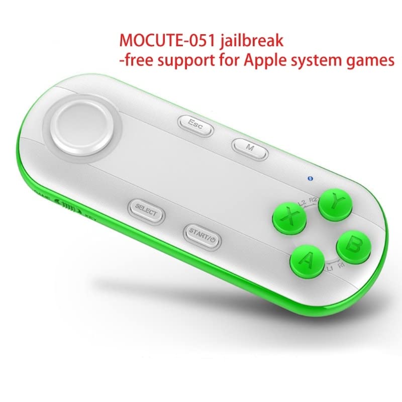 Mocute Androi d Gamepad Joystick Bluetooth Remote VR Controller VR Game Pad Wireless Joypad for PC Smartphone for V R E56B - (Color: 8FF300088-W)
