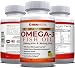 Fish Oil Omega 3 Triple Strength - 1350 EPA + 900 DHA Ultra Pure Wild Caught Burpless Natural Lemon Flavor 120 Softgels Made in USA