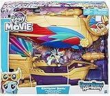 My Little Pony: The Movie - Rainbow Dash - Swashbuckler Pirate Airship - Includes Vehicle, Rainbow Dash Figure and 12 Accessories - Allow Your Child To Fly Away On Pirate Adventures