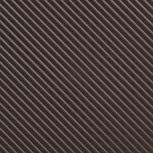 Image of Superio Ribbed Collection Toilet Bowl Brush and Holder Set, Decorative Plastic Bathroom Toilet Brush with Holder, Toilet Cleaner Scrubber, Brown - 1 Pack