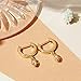 PAVOI 14K Yellow Gold Plated S925 Sterling Silver Post Drop/Dangle Huggie Earrings for Women | Dainty Marquise Earrings