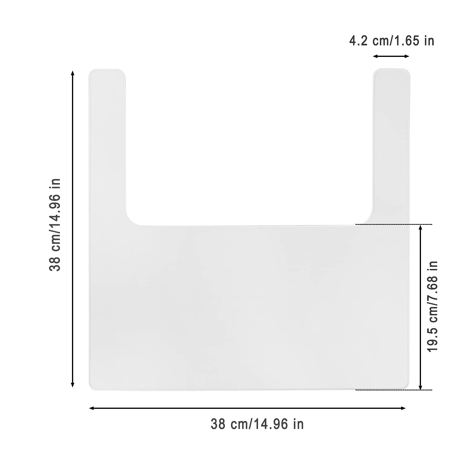 Set De Table Pour Chaise Haute IKEA - Durable - Propre Et Hygiénique - Convient Pour Les Enfants Et Les Bébés - Blanc