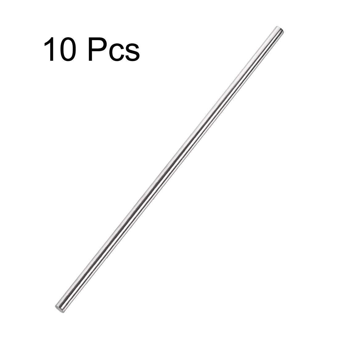 Asta rotonda in acciaio inox 304 5 mm x 300 mm 10 pezzi