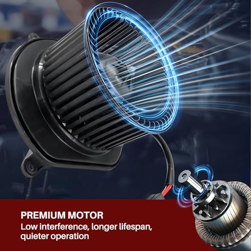 Image of 700168 AC Heater Blower Motor Fan Assembly Fit for Jeep Commander 2006-2007 ，for Jeep Grand Cherokee 2005-2010 5143099AB, CH3126124