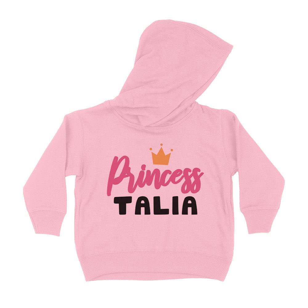 Princess Talia Kids Hoodie Sweatshirt Toddler 5T Light Pink