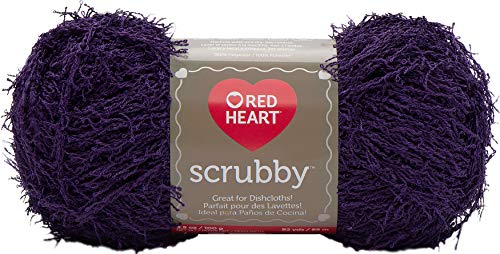 Image of RED Heart Scrubby Yarn, Grape