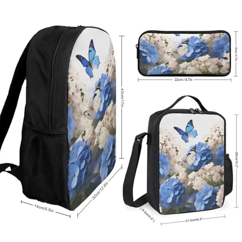 Sac à dos 3 pièces fleuri pour pique-nique décontracté - 2