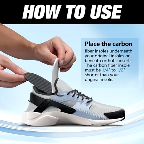 Plantillas de fibra de carbono rígidas para hombre y mujer miniatura 6