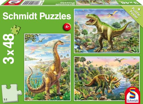 Schmidt Spiele 56202 48pieza(s) puzzle - Rompecabezas (Jigsaw puzzle, Dinosaurios, 4 año(s), 263...