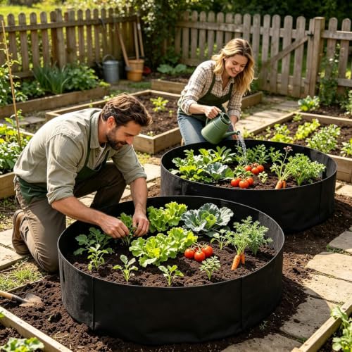 Cama de cultivo para exterior de tela no tejida transpirable extra grande 8