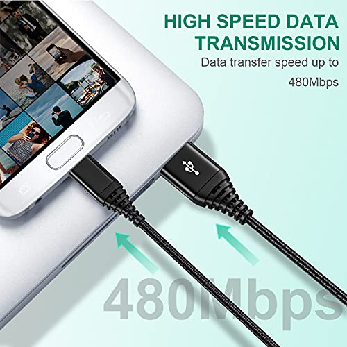 Usb Type C Charger Cable 6Ft+10Ft,3A Fast Charge Charging Cord For Samsung Galaxy A14 A51 A52 A32 A42 5G A12 A72 A13 A71 A02S,S21 Plus Ultra Fe,Tab A 10.1(2019),8.0(2017),Tab A7 10.4",Tab S7 S6/Lite #TOP3