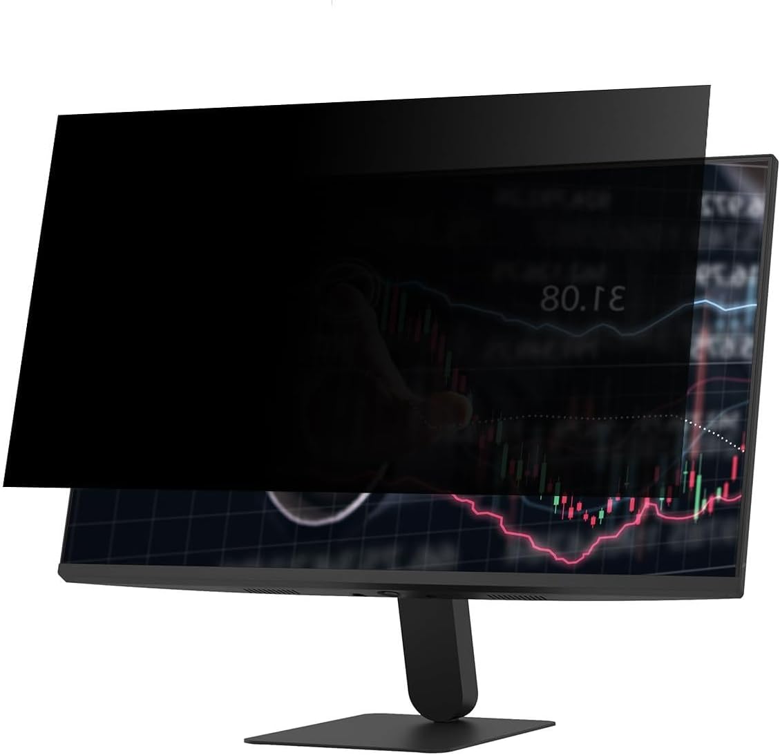 Privacy Screen for Computer Monitor Eye Protection Anti Glare Blue Light Monitor Privacy Shield Screen 21.5 Inch 16:9 Aspect Ratio, 2-Pack