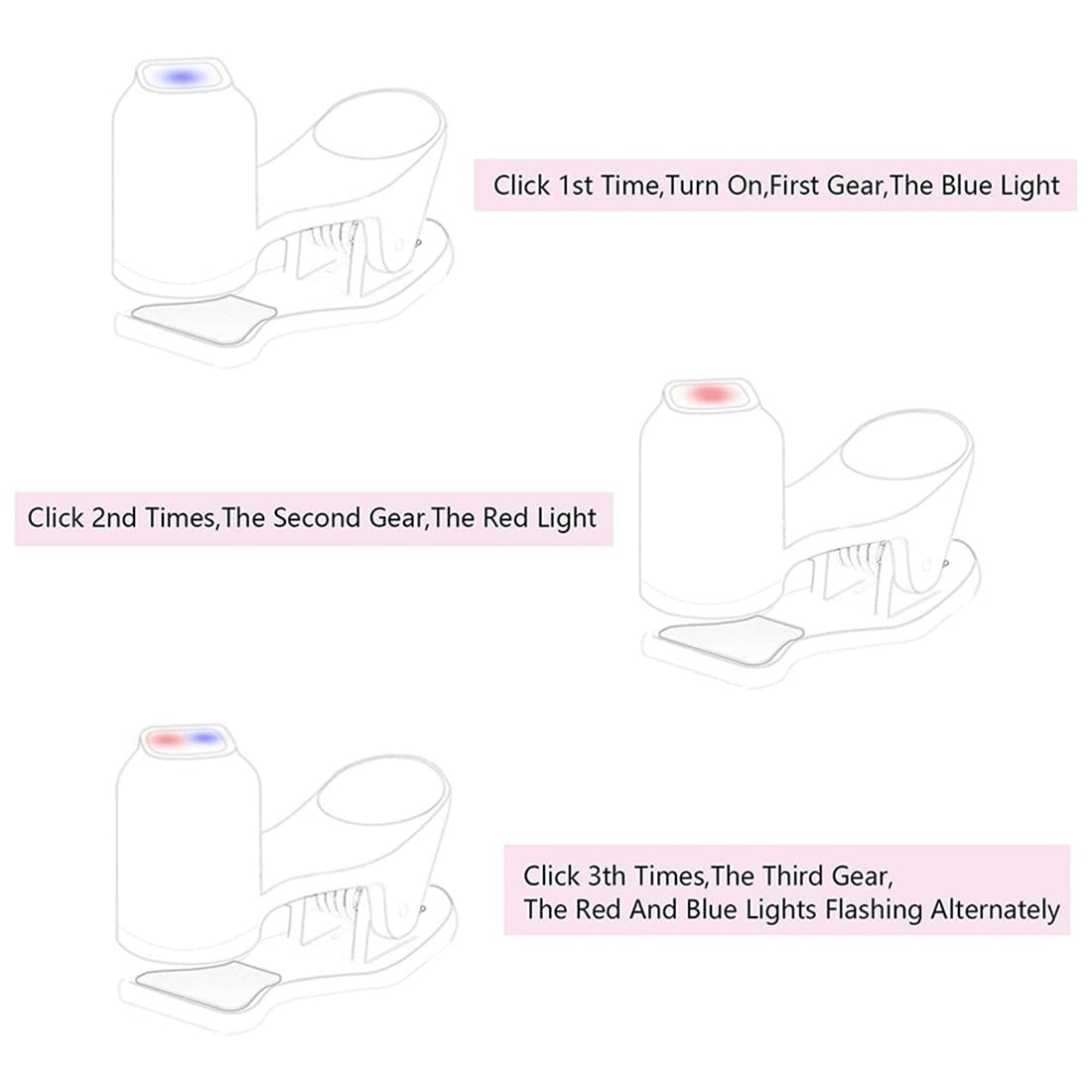 Schermata di Telefono Mute Auto Clicker Fisico Linker per TIK Tok Video Live Streaming 3 Speed ​​Touch Clicker