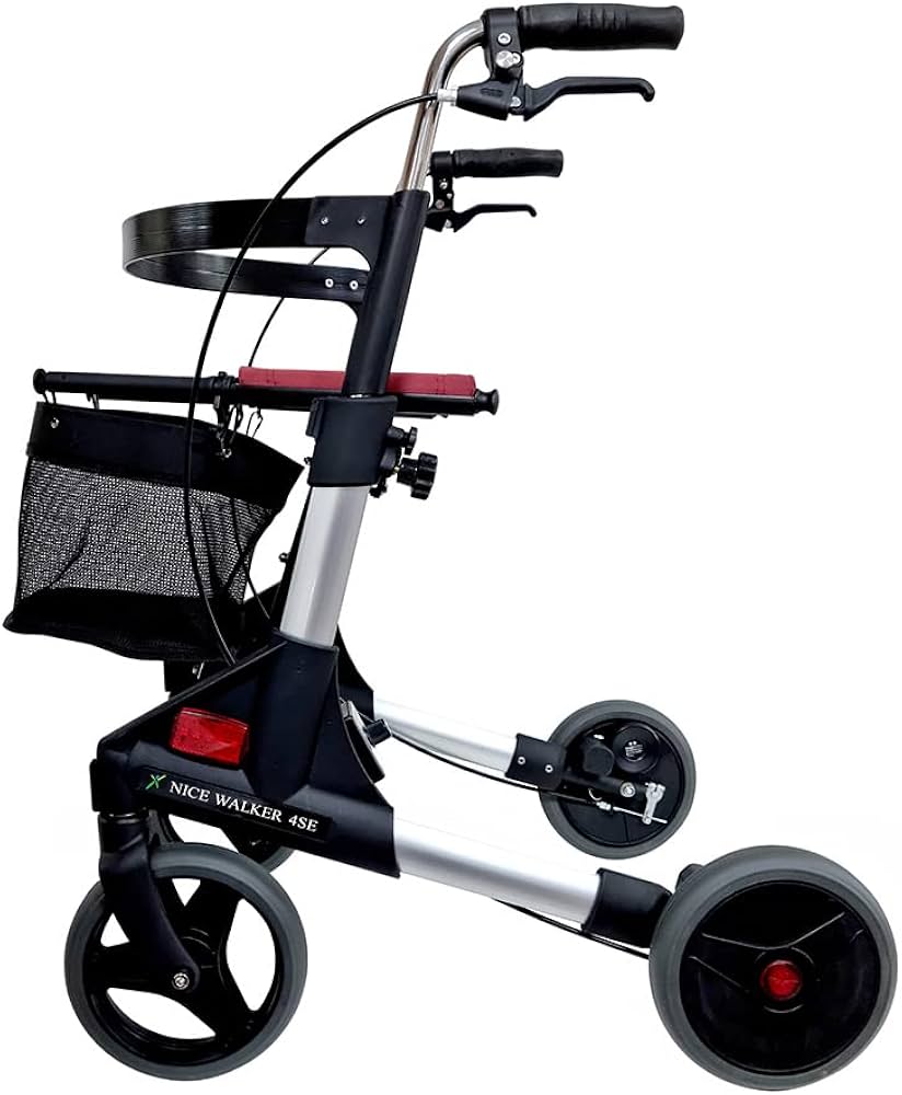 歩行車 ナイスウォーカー 4輪タイプ アビリティーズ・ケアネット Amazon | ナイスウォーカー 4輪 抵抗調節付歩行車 | アビリティーズ