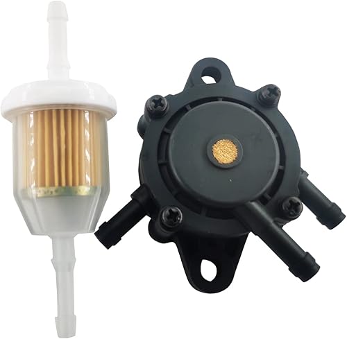 808656 691034 Bomba de combustible para cortacésped B&S Tractor Bomba de combustible de vacío de gas con filtro de combustible para Honda Yamaha