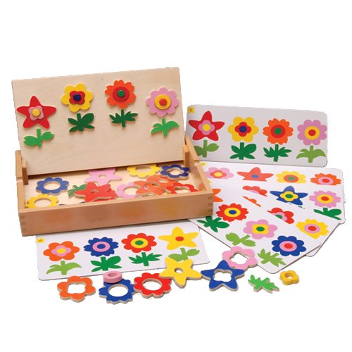Constructive PlaythingsMagnetic Match & Make Flowers 43 pc. Set
