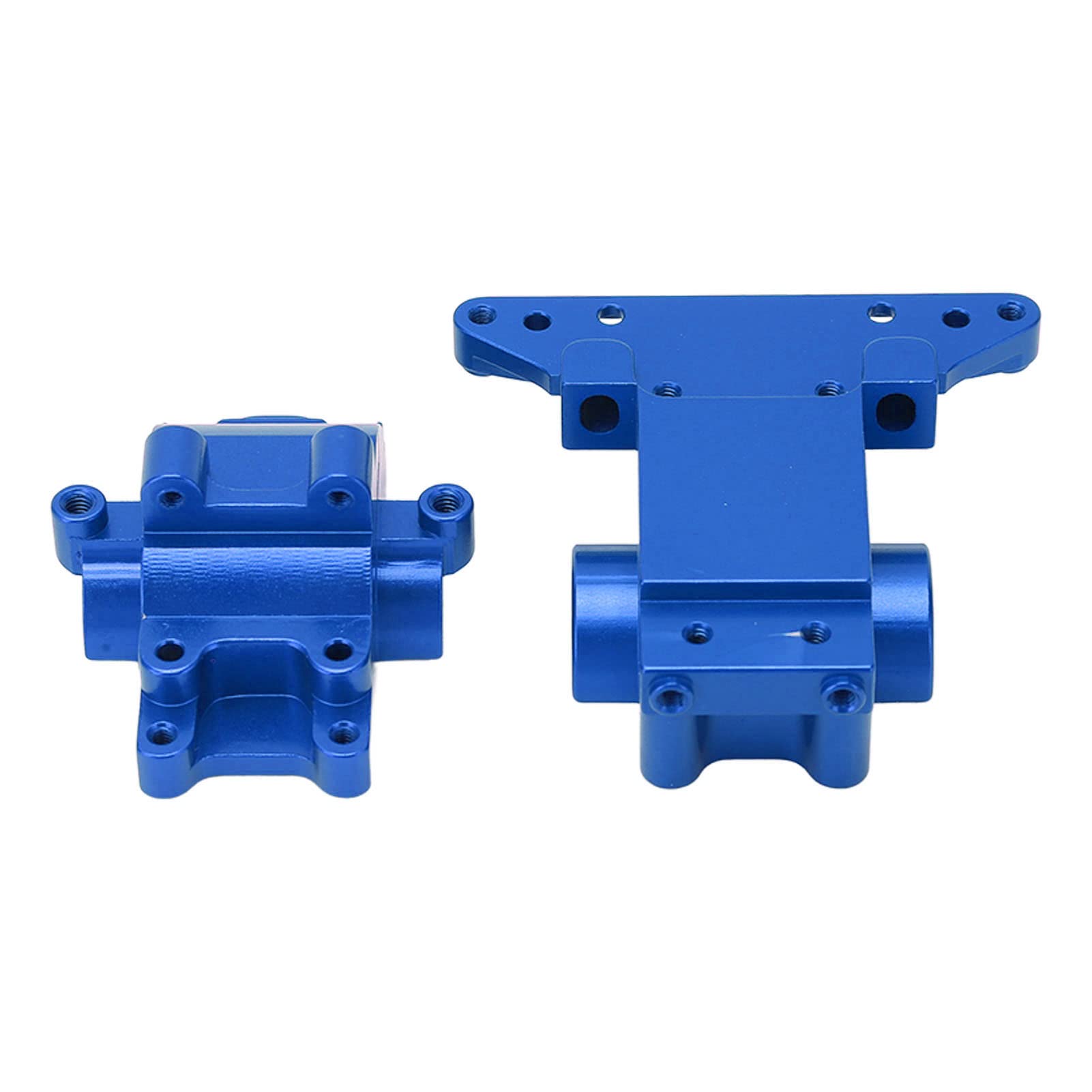 Alomejor RC-Getriebeabdeckung Vorne Hinten Aluminiumlegierung Upgrade-Teil Getriebegehäuse für Traxxas Latrax Teton 1/18 Crawler
