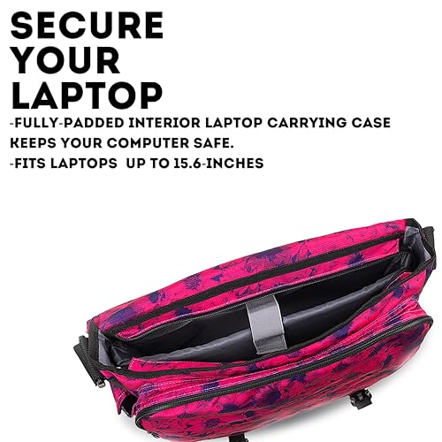Image of J World New York Thomas Laptop Messenger Bag for Women & Men. Kids Computer Bookbag