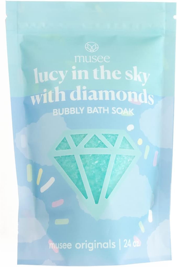 Musee Luxury Bath Soak | Mango & Tangerine Blend | Scented Minerals & Essential Oils | Bath Bomb Alternative | Paraben-Free & Made in USA | Bathtub Essentials for Men & Women