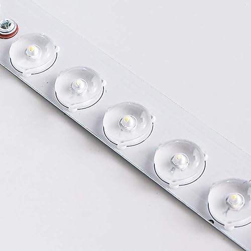 Miniatura 5 de DOGACA Lámpara de techo LED rectangular gris moderna de montaje empotrado regulable con lámpara de techo remota para pasillo, escalera, hogar,