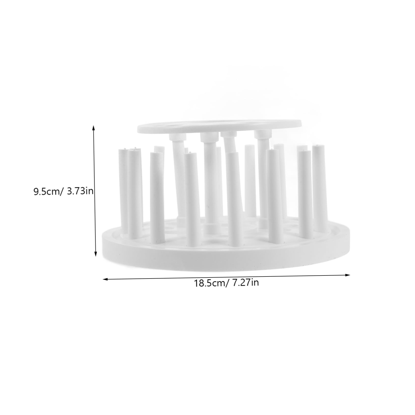 SOLUSTRE Sampling Test Tube Organizer Test Tube Storage Rack 12 Holes Lightweight for Lab Use