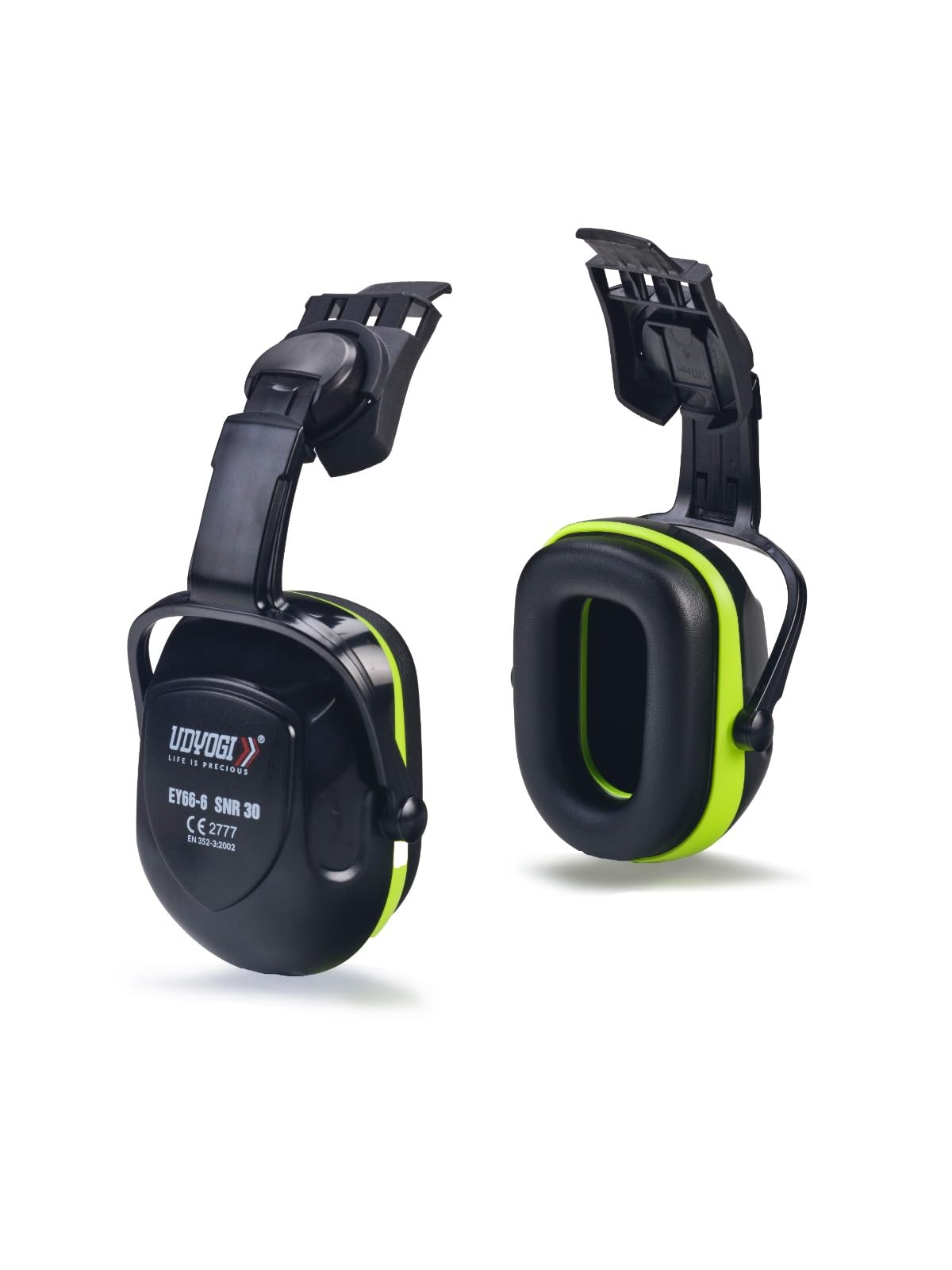 Udyogi EY66-6 Safety Earmuff for High Noise Reduction | Compatible with all helmets having Universal slot | Adjustable earmuff with SNR 30 dB-image-16