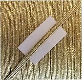 Großhandel für Schneiderbedarf 5 m Gummilitze | Gummiband 3 mm Lurex Gold