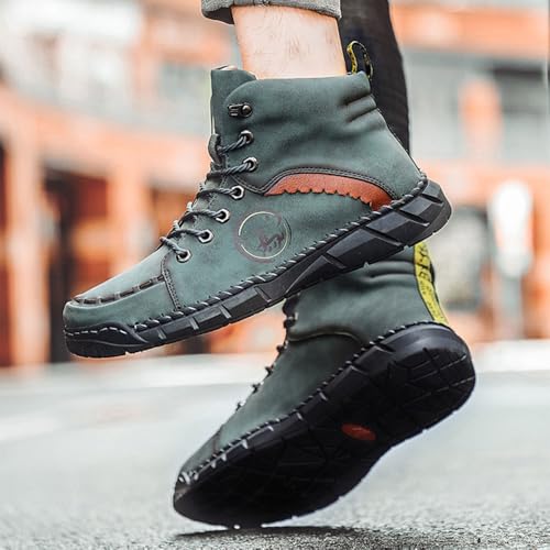 Vilobel Men’s Safety Work Boots – Non Slip Orthopedic Work Shoes with Protective Toe, Waterproof Lightweight4